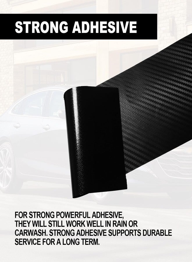 CmeRto 3Pcs Carbon Fiber Stickers Compatible with Bowtie Logo Wrap Stickers, Cut-Your-Own Emblem Overlay DIY Decals Compatible with Chevy (Carbon Fiber Black) - Image 5
